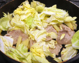 豚肉とジャガイモとキャベツの塩だれ炒め作り方5写真