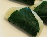 ♪手づかみ離乳食♪こどもの日に！柏餅風作り方6写真