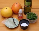 グレープフルーツ☆白ワインミントゼリー作り方1写真