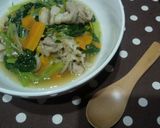 簡単！豚肉と小松菜のあんかけ丼作り方6写真
