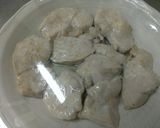 超簡単！早い、うまい、むね肉のレンジ蒸し作り方3写真