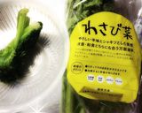 わさび菜の味噌マヨ和え作り方1写真