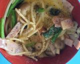 お弁当簡単カルボナーラ風クリームパスタ♡作り方4写真