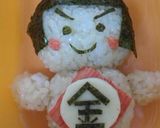 こどもの日に!!金太郎キャラ弁作り方5写真