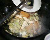 春キャベツをちりめんひじきの炒め物作り方4写真