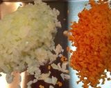 簡単！お安いトマト缶で☆トマトカレー♪作り方1写真