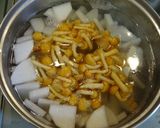 生揚げ入りなめこ汁作り方1写真