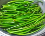 山菜　わらびあく抜き作り方1写真