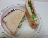 王道のホットサンド　エッグハムチーズ作り方5写真