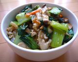 ランチ◎豚コマ☆チンゲン菜☆簡単♪中華丼作り方13写真