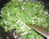 水菜の炒り豆腐作り方3写真