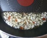 納豆と高菜の和風パスタ作り方1写真