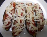焼きナスのケチャップ・とろけるチーズのせ作り方9写真