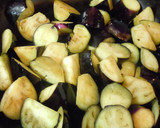 揚げずにとろとろ～ナスの焼きびたし作り方1写真