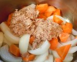 お肉が無くてもツナ缶で肉じゃが風作り方1写真