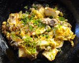 お好み焼き風*炒り豆腐作り方5写真