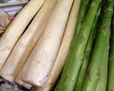 グリーンアスパラの生ハム巻き作り方1写真