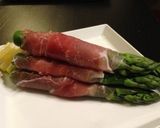 グリーンアスパラの生ハム巻き作り方3写真