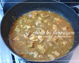 たっぷりチキンのインドカリーゆで卵添え作り方4写真