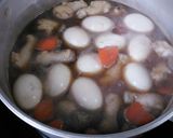 簡単☆手羽元の煮物（治部煮風）作り方7写真