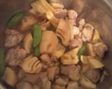 春♡鶏とたけのこの煮物作り方4写真