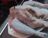大和肉鶏でローストチキン（ガーリックライス入り）作り方4写真