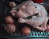 大和肉鶏でローストチキン（ガーリックライス入り）作り方5写真