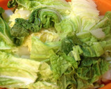 白菜をたっぷりつかった　即席味噌煮込まず作り方4写真