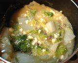 白菜をたっぷりつかった　即席味噌煮込まず作り方8写真