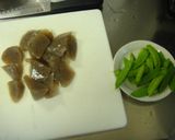私流きぬさやとこんにゃくのきんぴら作り方1写真