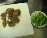 私流きぬさやとこんにゃくのきんぴら作り方1写真