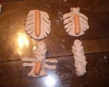全粒粉と胡桃のウインナーパン♪作り方4写真