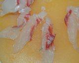ポン酢ゼリー☆鯛のお刺身ロール作り方2写真