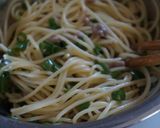 酒盗の簡単おつまみパスタ作り方3写真