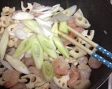 ∞絶品。れんこんとぷり海老のマヨ炒め∞作り方3写真