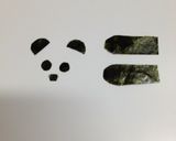 簡単♫ パンダおにぎり キャラ弁作り方1写真