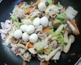 白菜と豚肉の中華あんかけ♪作り方6写真