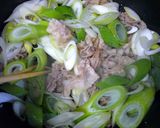 弁当に◎簡単♪豚バラと葱のオイスター炒め作り方5写真