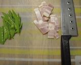 きぬさやのパスタ マヨたまガーリック作り方1写真