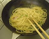 きぬさやのパスタ マヨたまガーリック作り方4写真