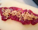 ヒレ肉アーモンド巻きの炊飯器蒸し作り方1写真