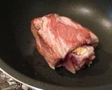 ヒレ肉アーモンド巻きの炊飯器蒸し作り方2写真