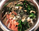 ニラ×かにかま×しめじの塩昆布チーズ和え作り方5写真