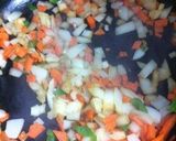 冷蔵庫の野菜と一緒に作る簡単塩サバ丼作り方2写真
