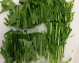 ランチに！水菜と小えびの和風やきそば作り方1写真