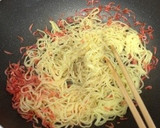 ランチに！水菜と小えびの和風やきそば作り方5写真