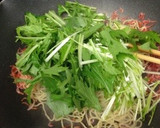 ランチに！水菜と小えびの和風やきそば作り方6写真