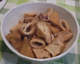 イカと厚揚げを使った✿煮物です♥作り方4写真