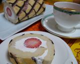 米粉の★いちごデコロールケーキ作り方19写真