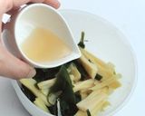 サッパリ！竹の子とワカメの酢の物作り方3写真